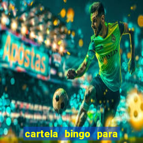 cartela bingo para cha de cozinha imprimir gratis